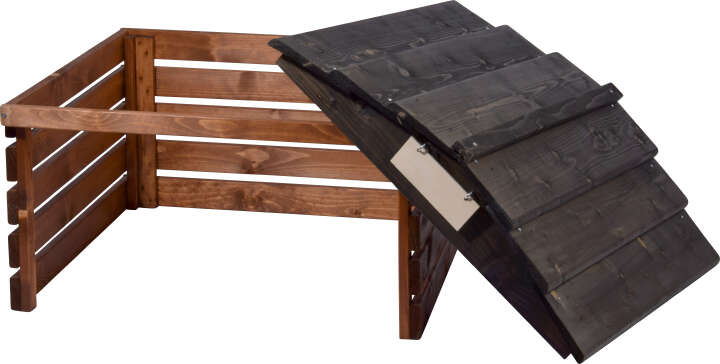 dobar Mährobotergarage mit Schild